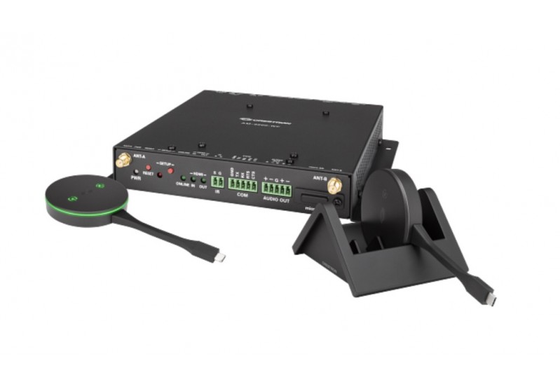 Crestron AirMedia Series 3 Kit with AM-3200-WF Receiver, two AM-TX3-100 Adaptors, and Cradle